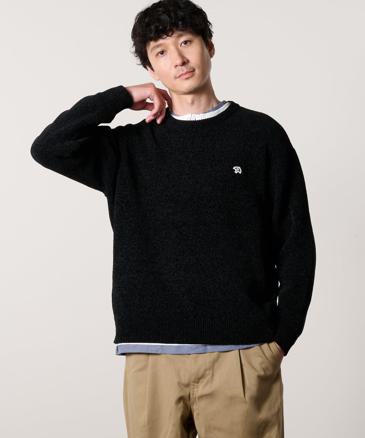 【ポイント10倍】3SEDAI　つながるニット　シェアプルオーバー