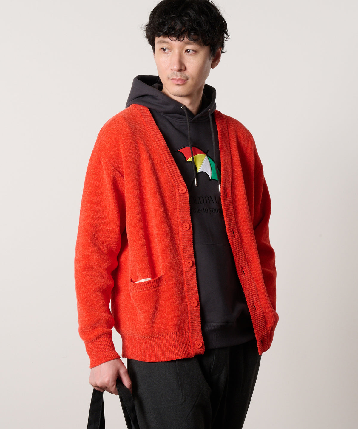 【ポイント10倍】3SEDAI　つながるニット　シェアカーディガン