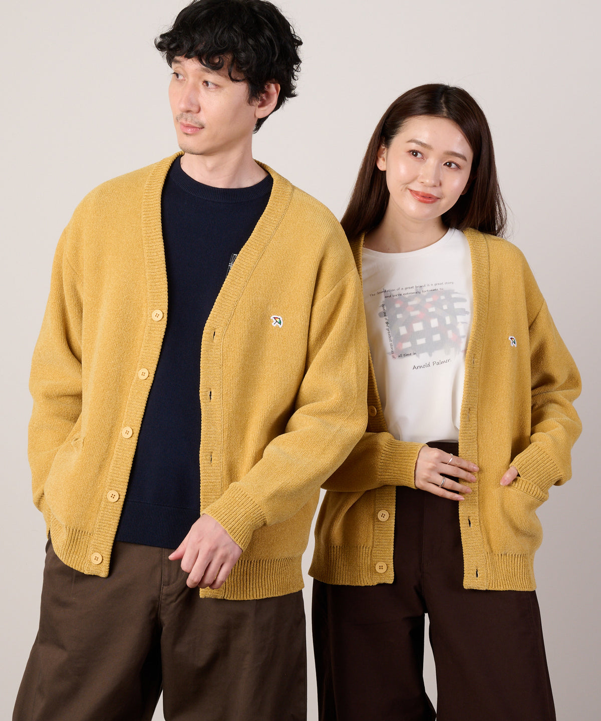 【ポイント10倍】3SEDAI　つながるニット　シェアカーディガン