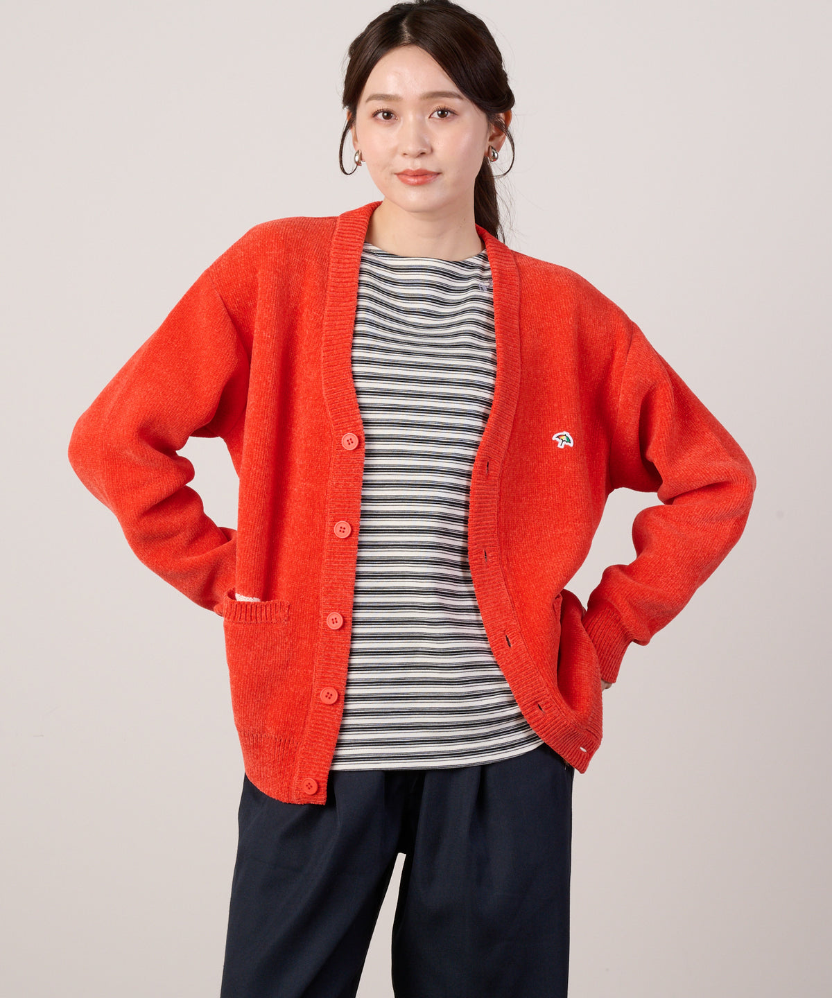 【ポイント10倍】3SEDAI　つながるニット　シェアカーディガン