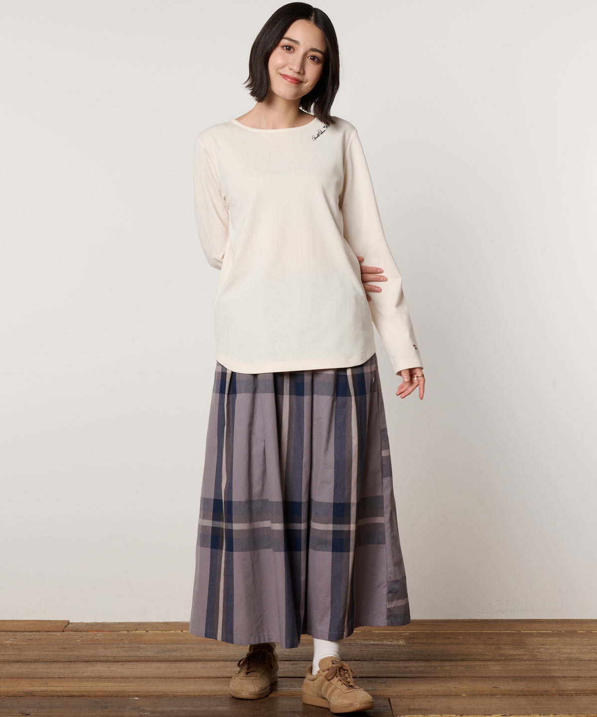 パーマー　ワンポイント　ロングスリーブTシャツ