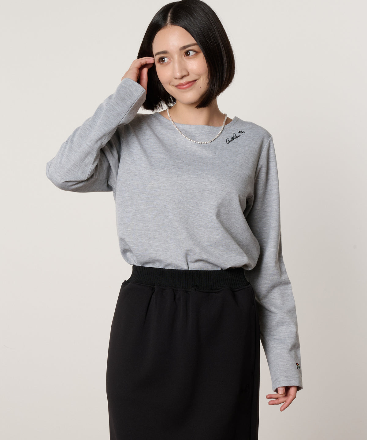 パーマー　ワンポイント　ロングスリーブTシャツ