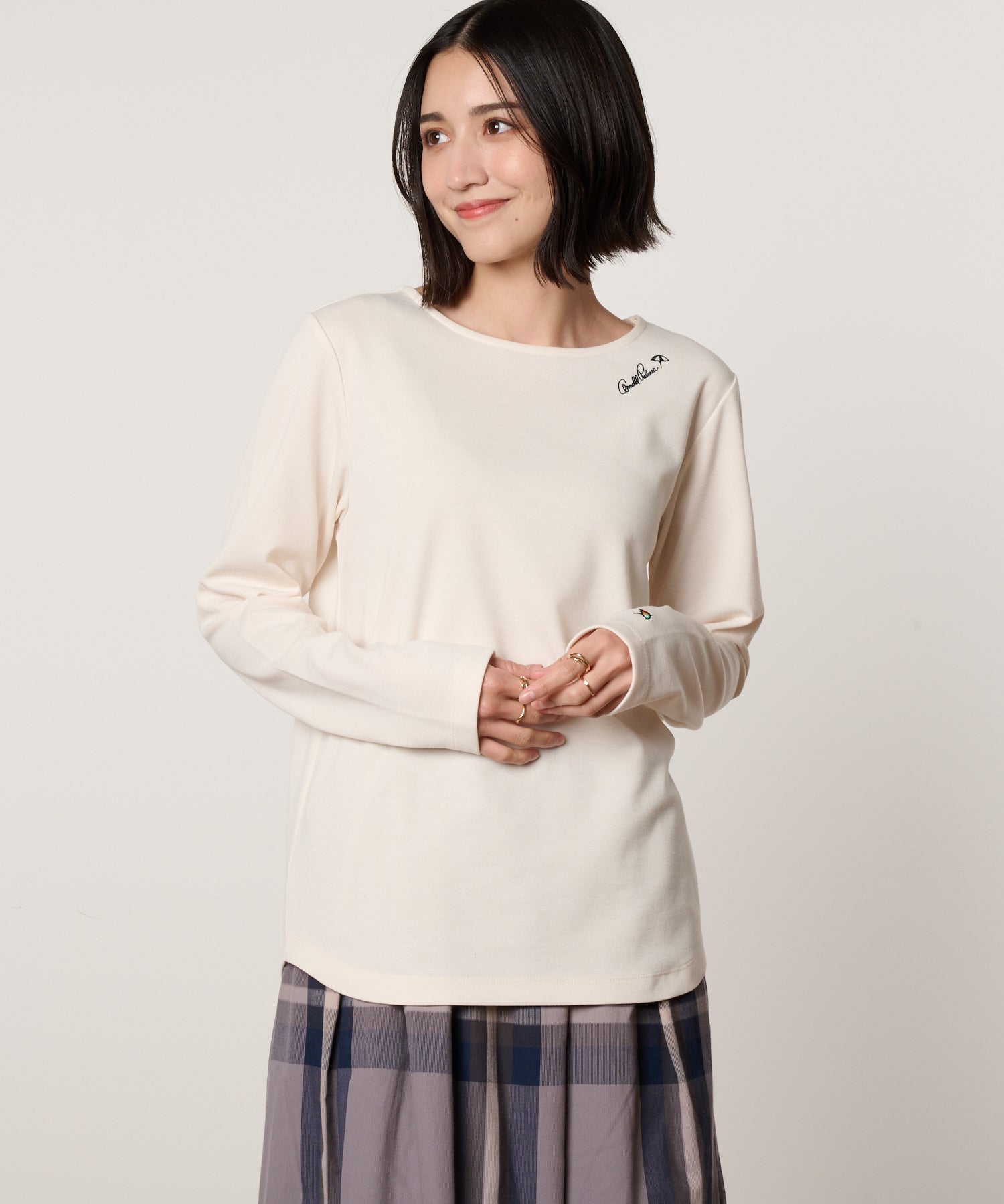 希少　ウィルソン　アーノルドパーマー　Ｌ字 パーマー ワンポイント ロングスリーブTシャツ（Tシャツ/カットソー