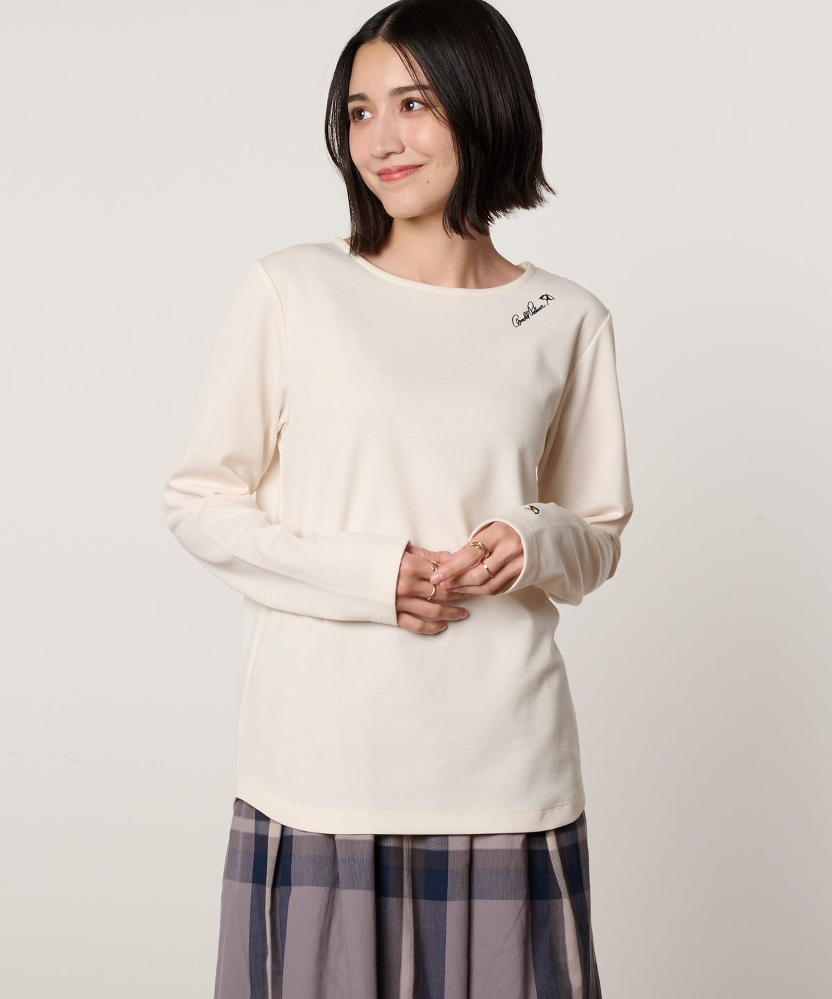 パーマー　ワンポイント　ロングスリーブTシャツ