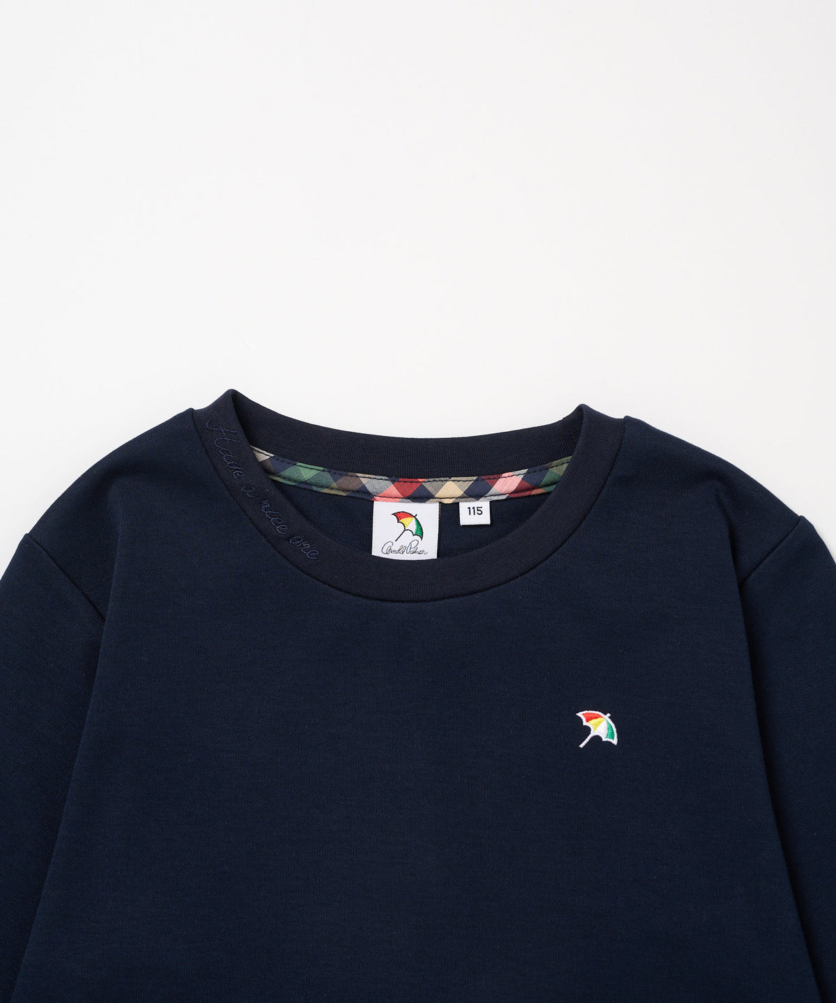 【通常配送】コットンスムースラウンドヘムロングTシャツ【キッズ】