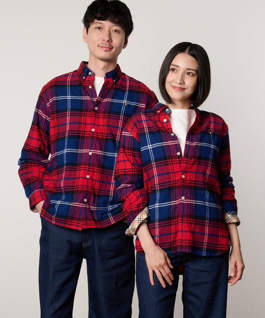 Arnold Palmer　ネルチェック　長袖シェアシャツ