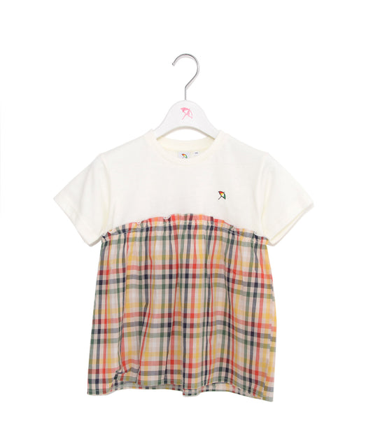 Arnold Palmer　 【残り1点】パーマーチェック ドッキングＴシャツ【キッズ】