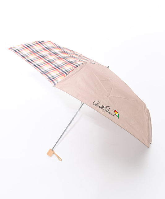 Arnold Palmer　【TIME SALE】パネルパーマーチェック晴雨兼用 シェア折り畳み傘