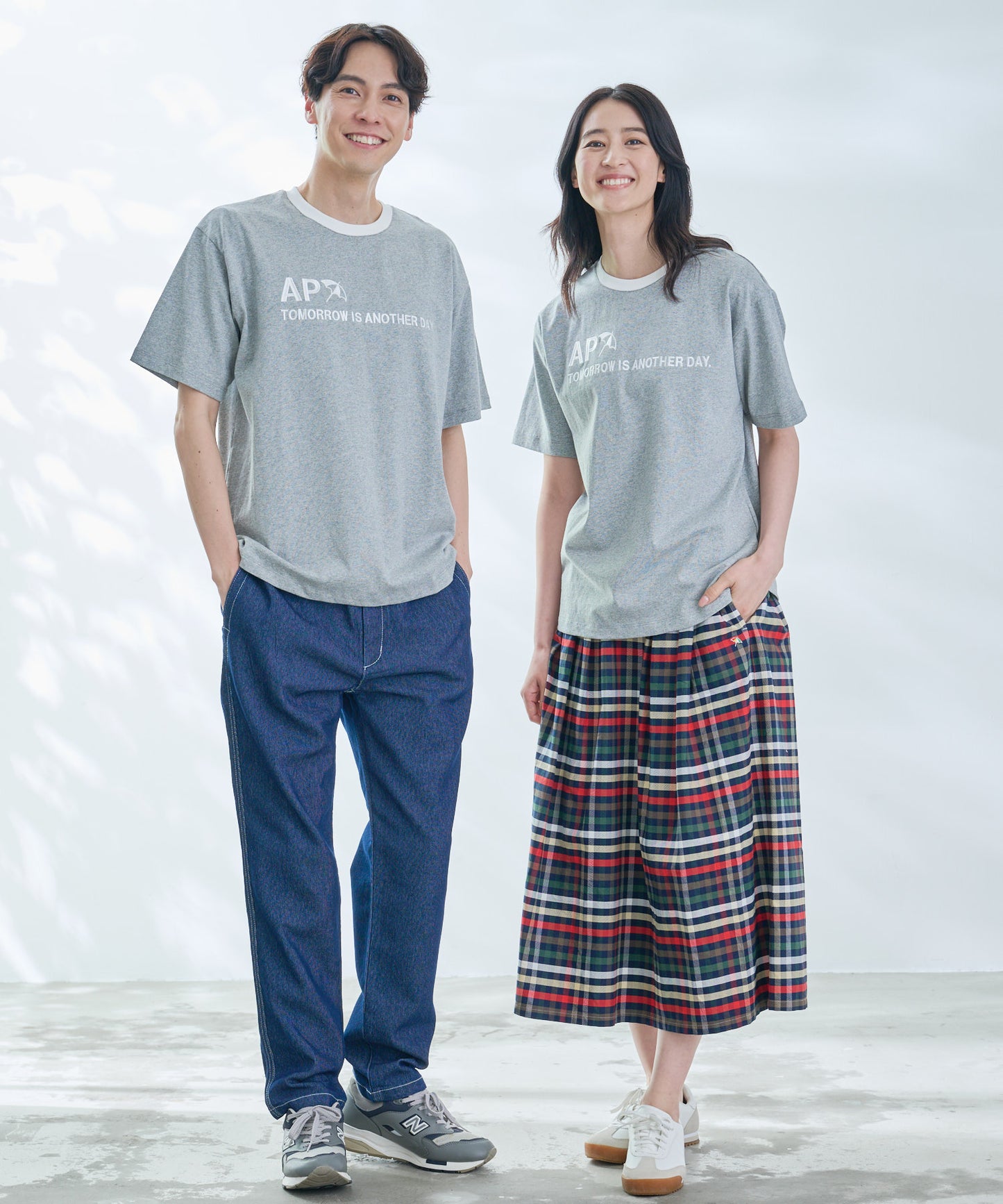 【残り2点】シェア ロゴプリント トリムTシャツ