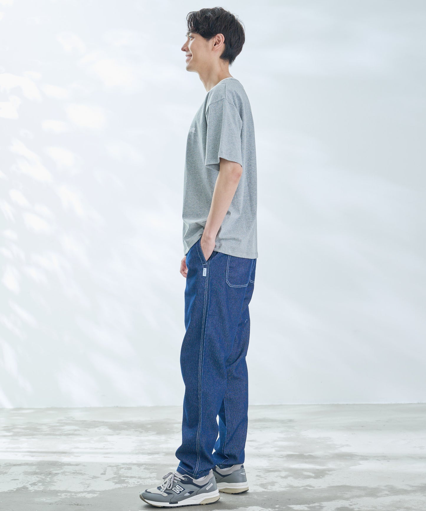 【残り2点】シェア ロゴプリント トリムTシャツ