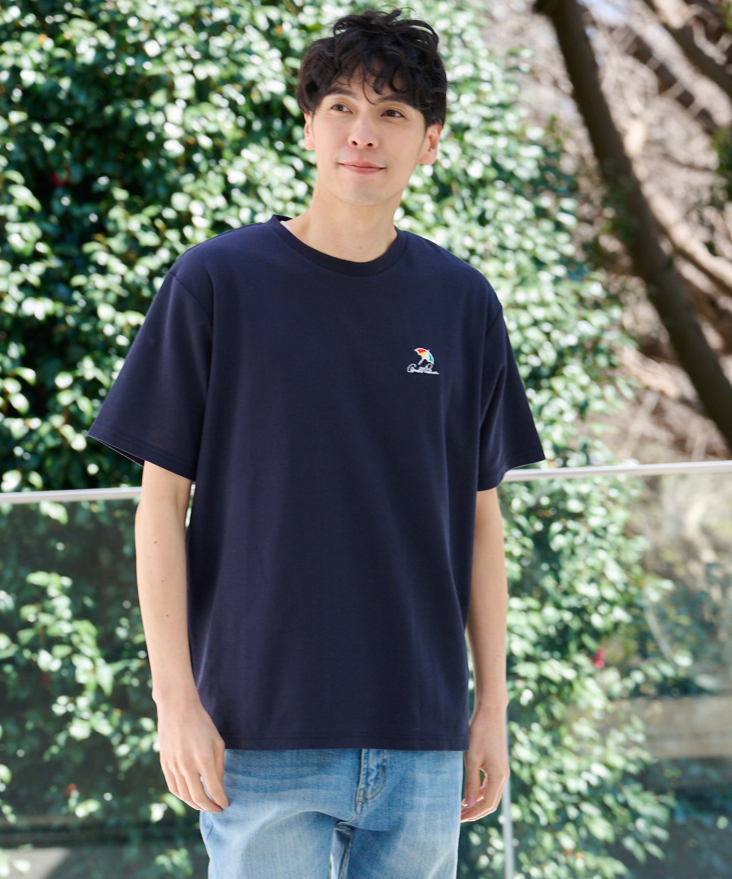 【期間限定 セール】 シェア カノコ ワンポイント刺繍Tシャツ