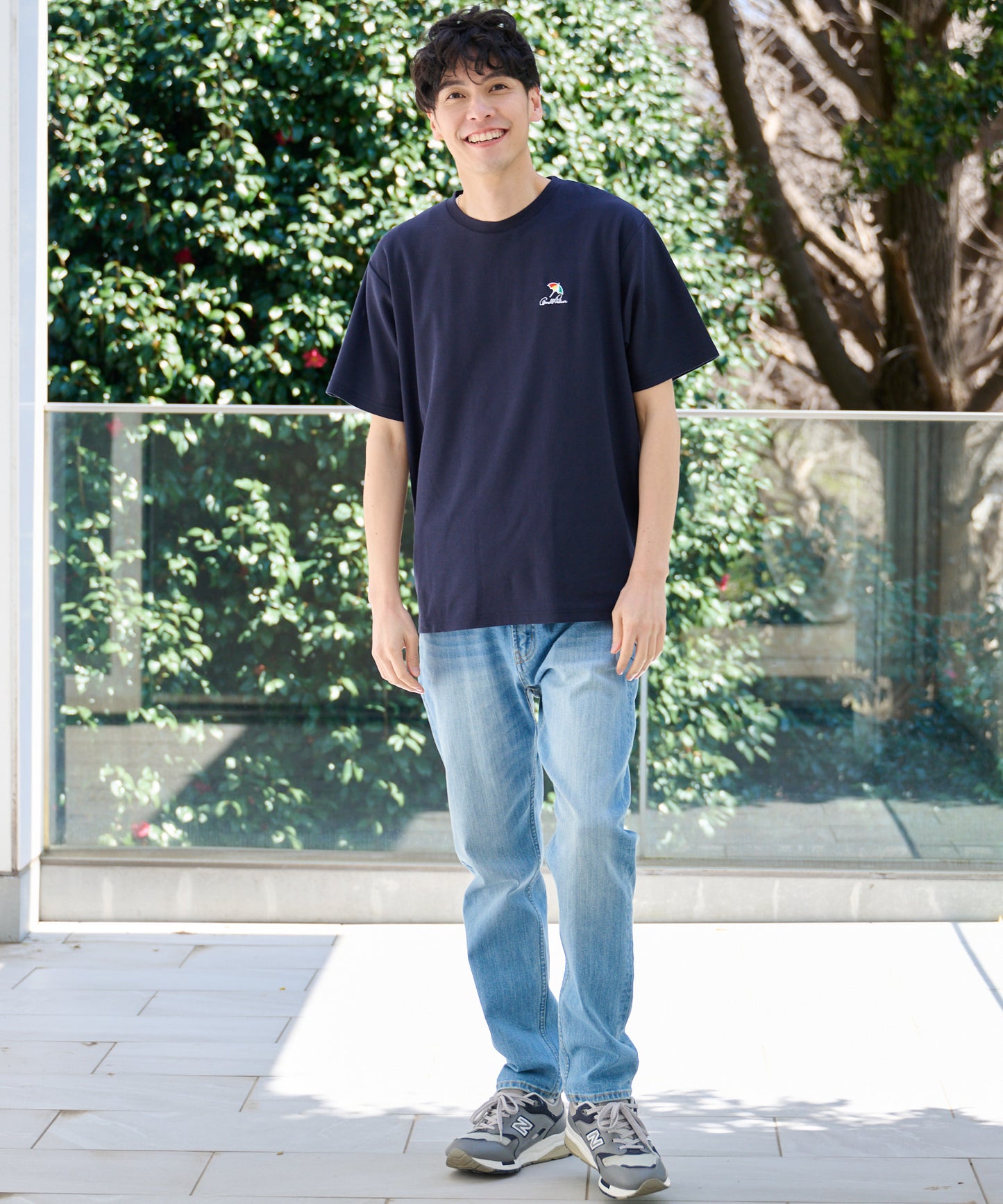 【期間限定 セール】 シェア カノコ ワンポイント刺繍Tシャツ