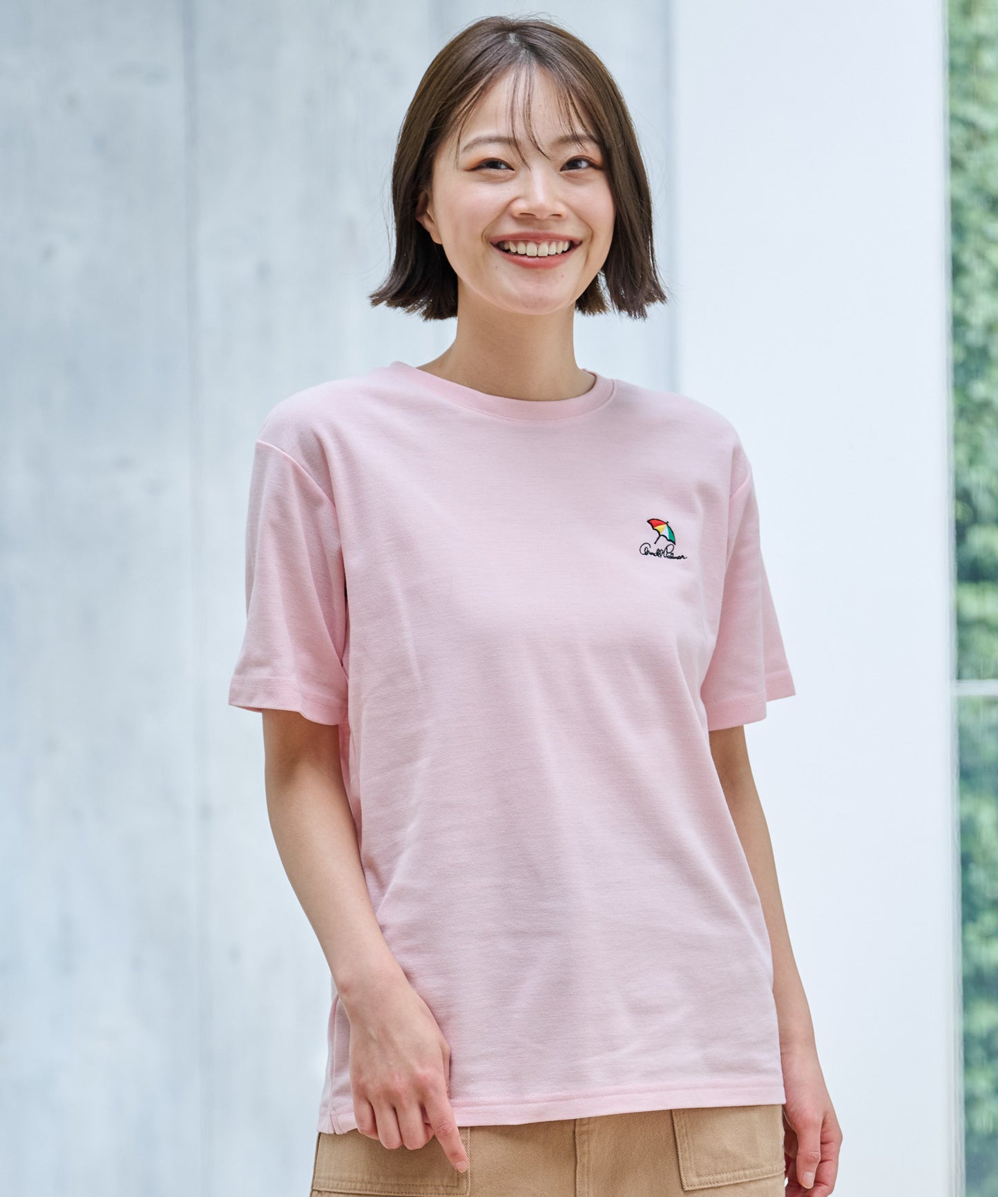 【期間限定 セール】 シェア カノコ ワンポイント刺繍Tシャツ
