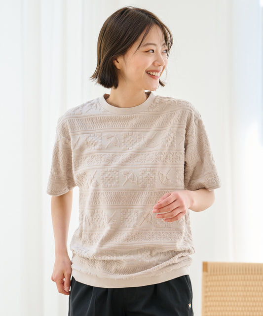 Arnold Palmer　 【残り1点】シェア アンブレラ パイルジャガードTシャツ
