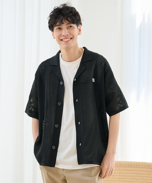 Arnold Palmer　 メッシュニットシャツカーディガン+Tシャツセット