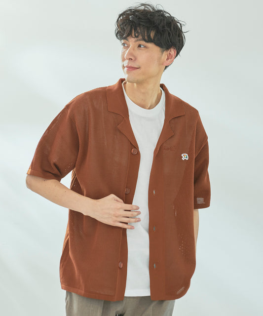 Arnold Palmer　メッシュニットシャツカーディガン+Tシャツセット