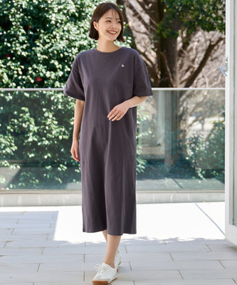 バックロゴ Tシャツワンピース