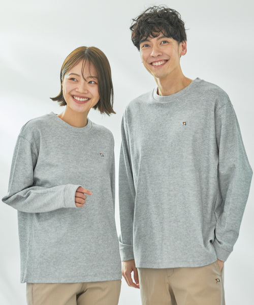 【残り3点】カノコダブルフェイス シェア ロングスリーブTシャツ