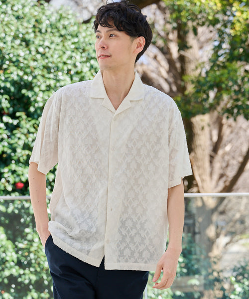 アーノルド パーマー(Arnold Palmer)【TIME SALE】インドコットン ジャガードシャツ