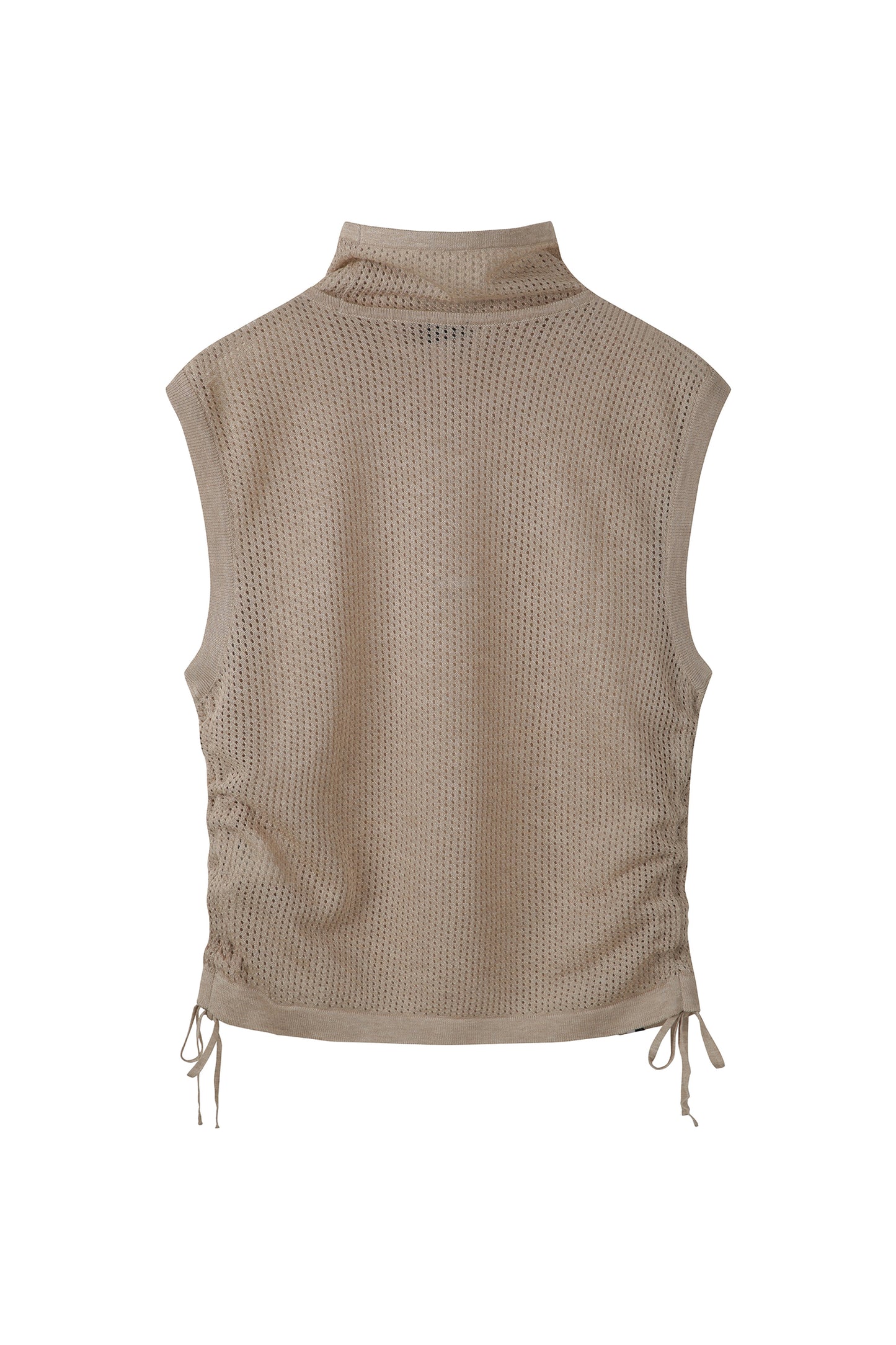 SM W Mesh Mock-Neck SW Vest | メッシュ モックネック スウェットベスト