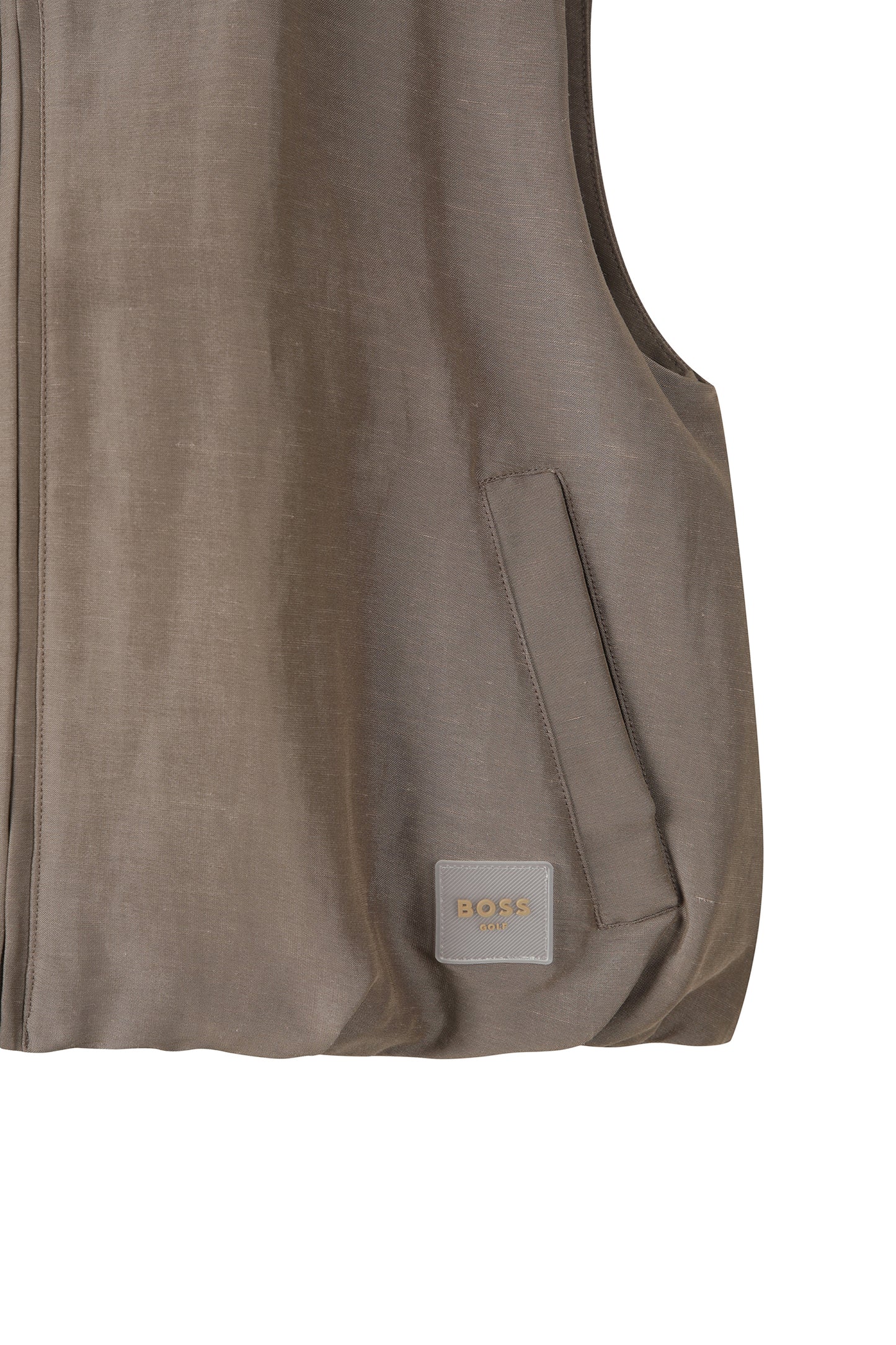 SM W Linen Blended VT | ナチュラルタッチ リネンベスト