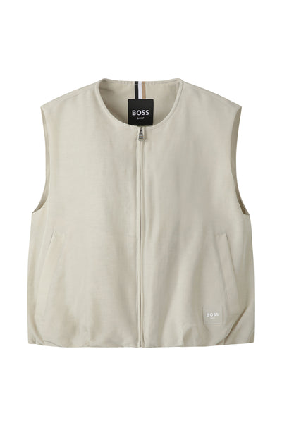 SM W Linen Blended VT | ナチュラルタッチ リネンベスト