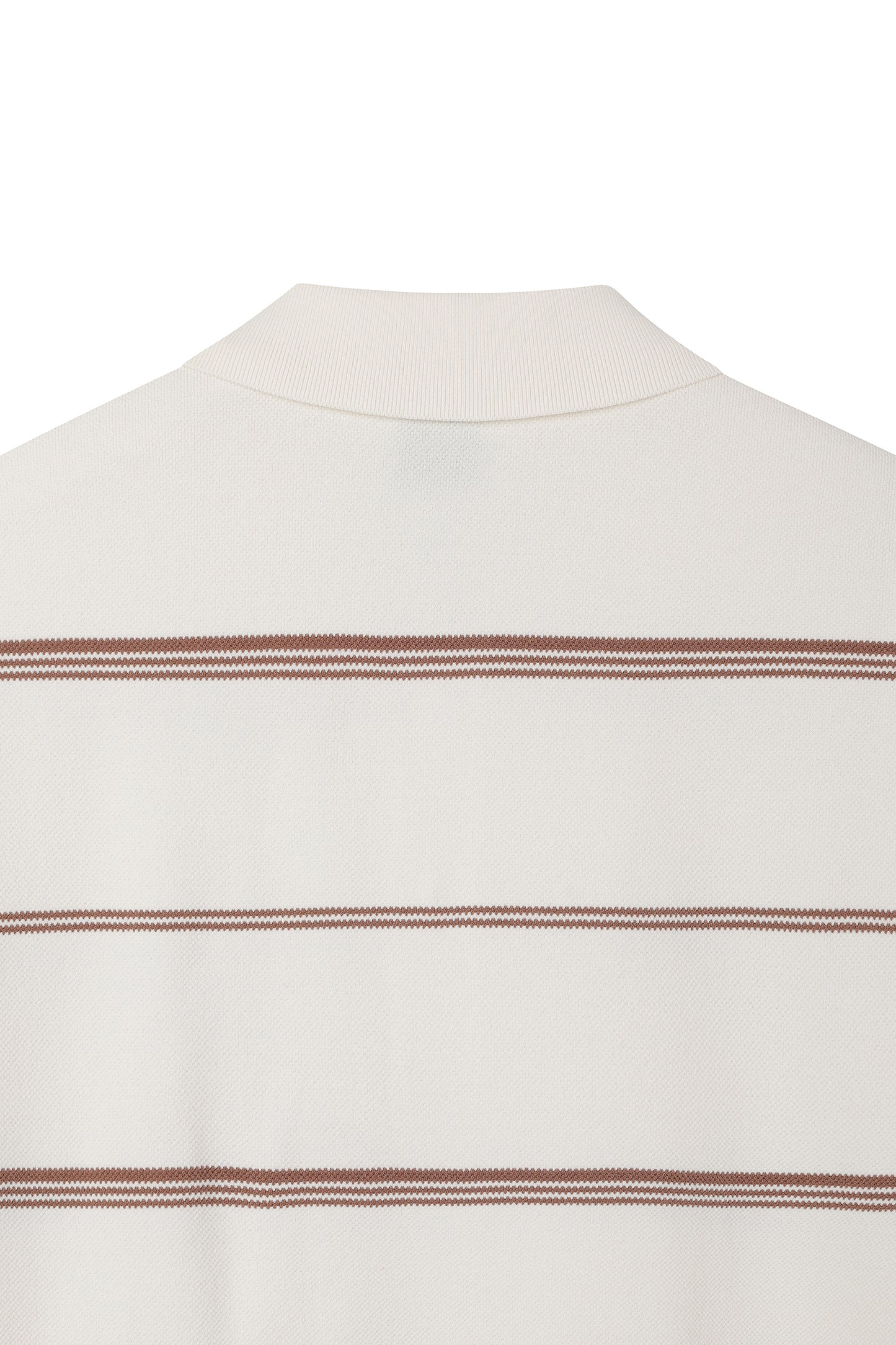 SS Stripe Polo Sweater | ストライプ 半袖ポロセーター