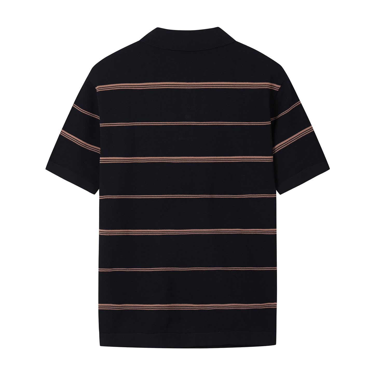 SS Stripe Polo Sweater | ストライプ 半袖ポロセーター