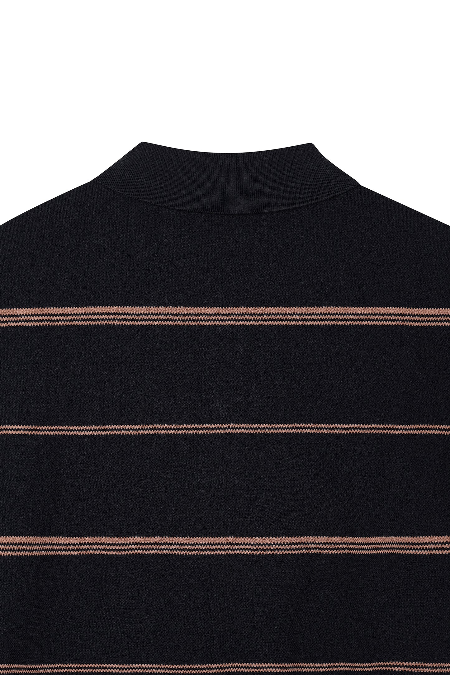 SS Stripe Polo Sweater | ストライプ 半袖ポロセーター