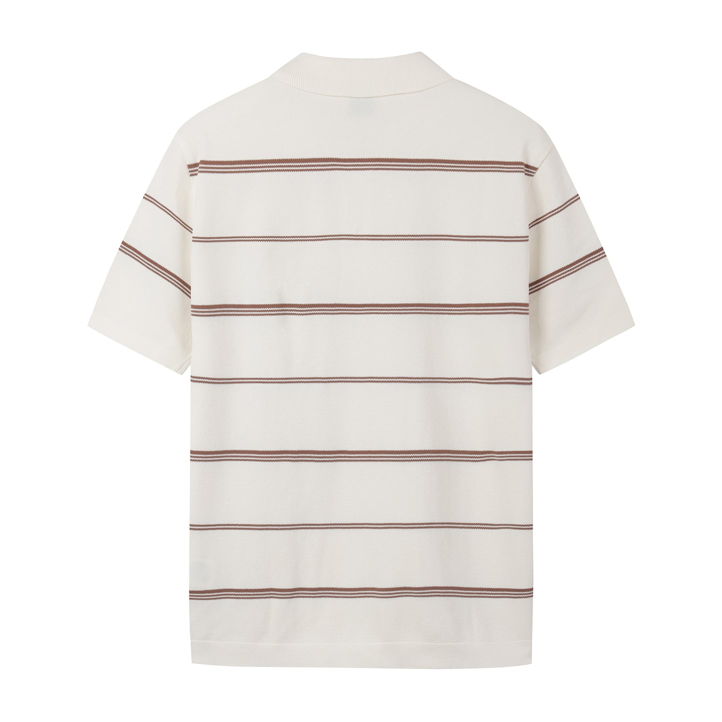 SS Stripe Polo Sweater | ストライプ 半袖ポロセーター