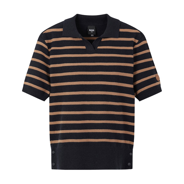Pre-Round Stripe Polo SW | プレラウンド ストライプポロセーター