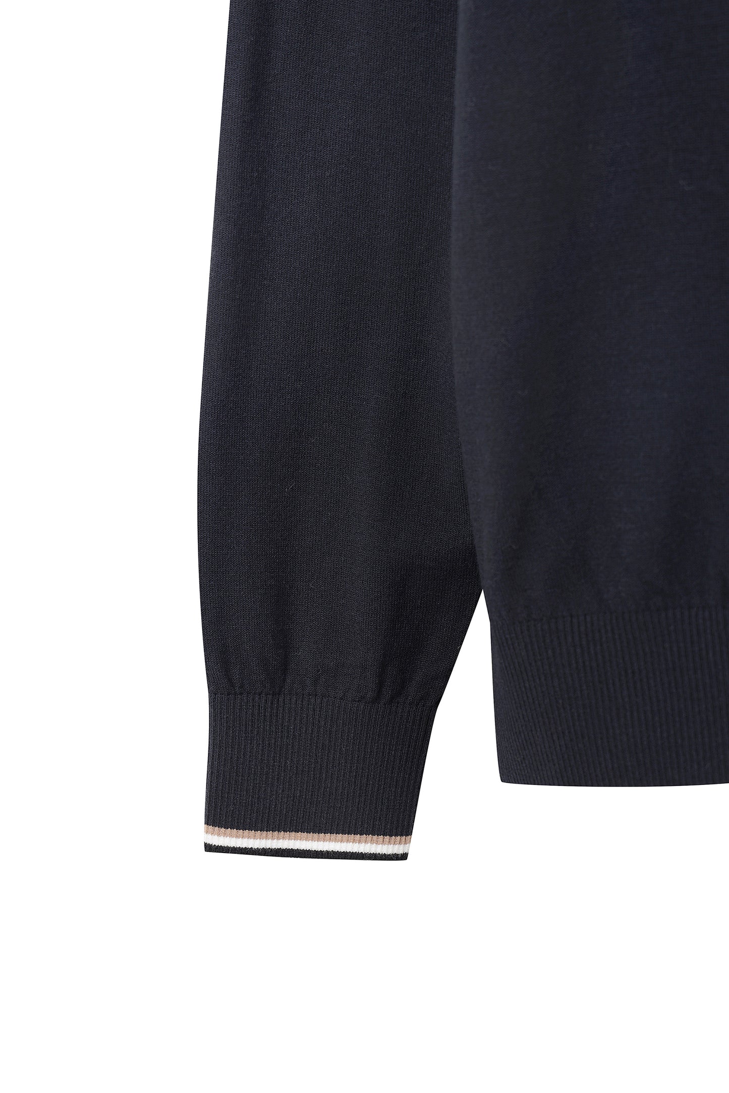 Suede Patch SW | スエード調 パッチ セーター