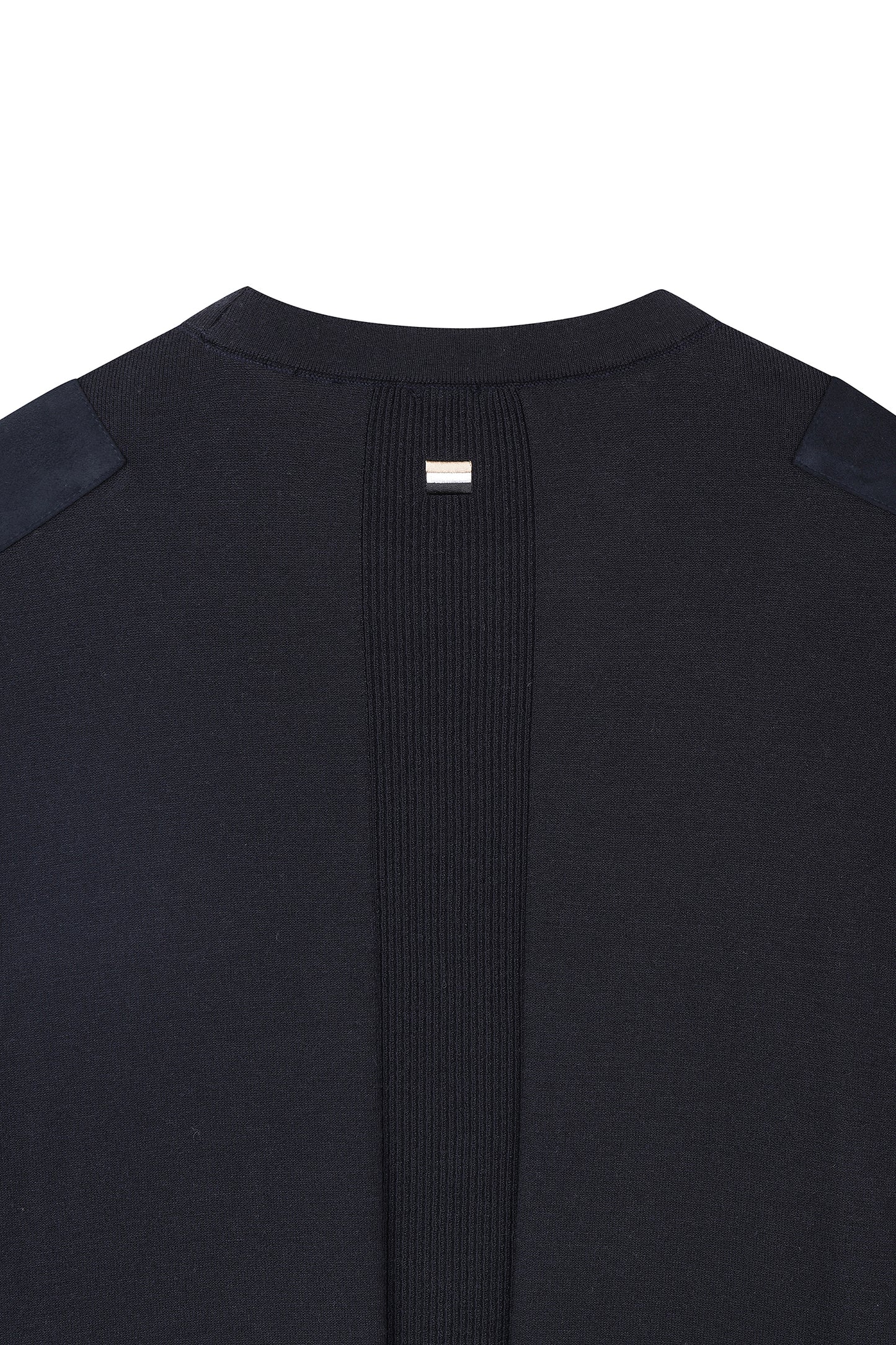 Suede Patch SW | スエード調 パッチ セーター
