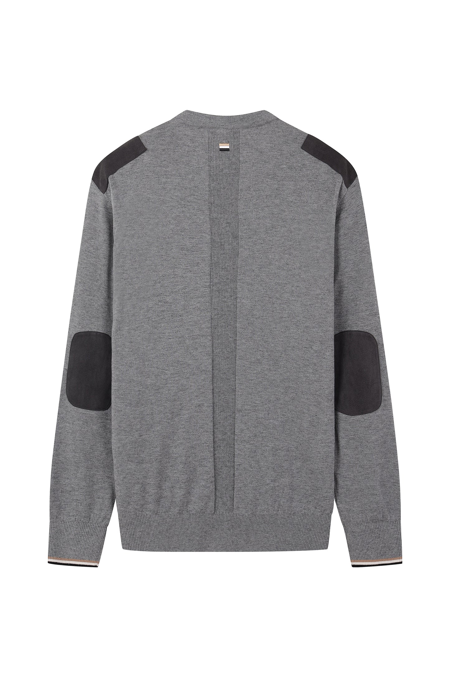 Suede Patch SW | スエード調 パッチ セーター