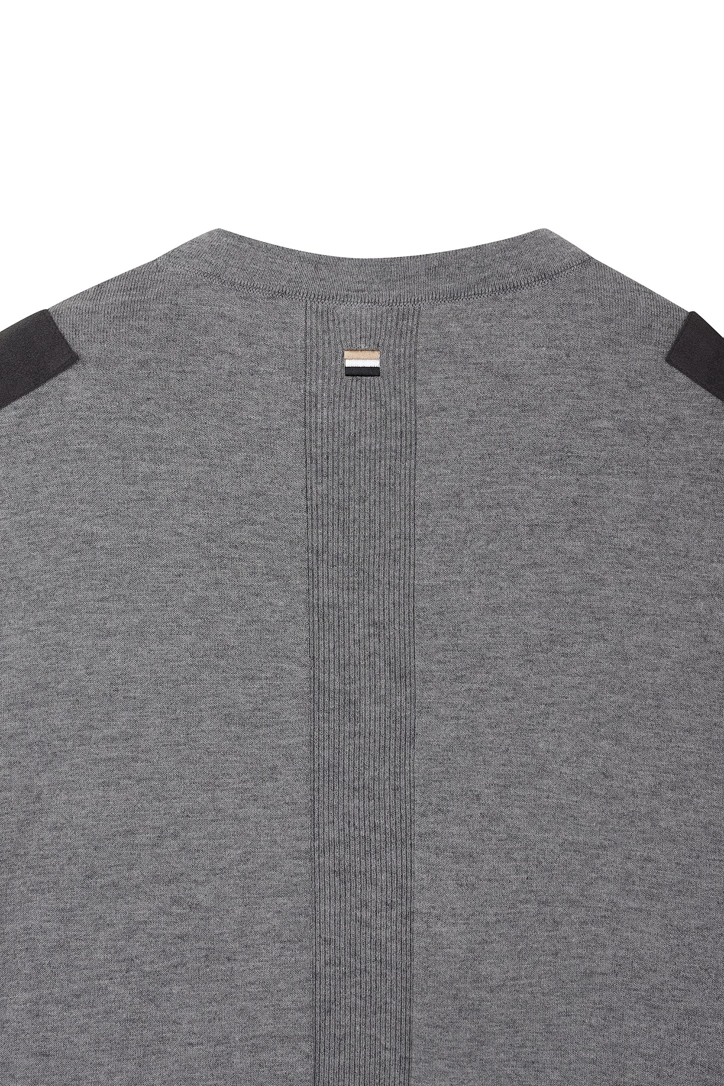 Suede Patch SW | スエード調 パッチ セーター