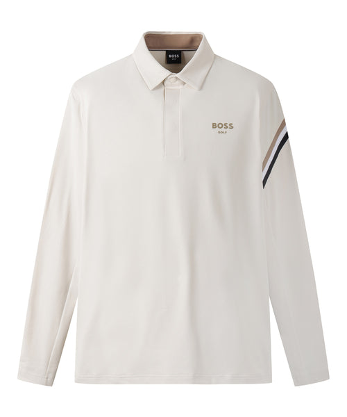 FA M BWC Arm Point LS Polo |  BWC アームポイント 長袖ポロシャツ