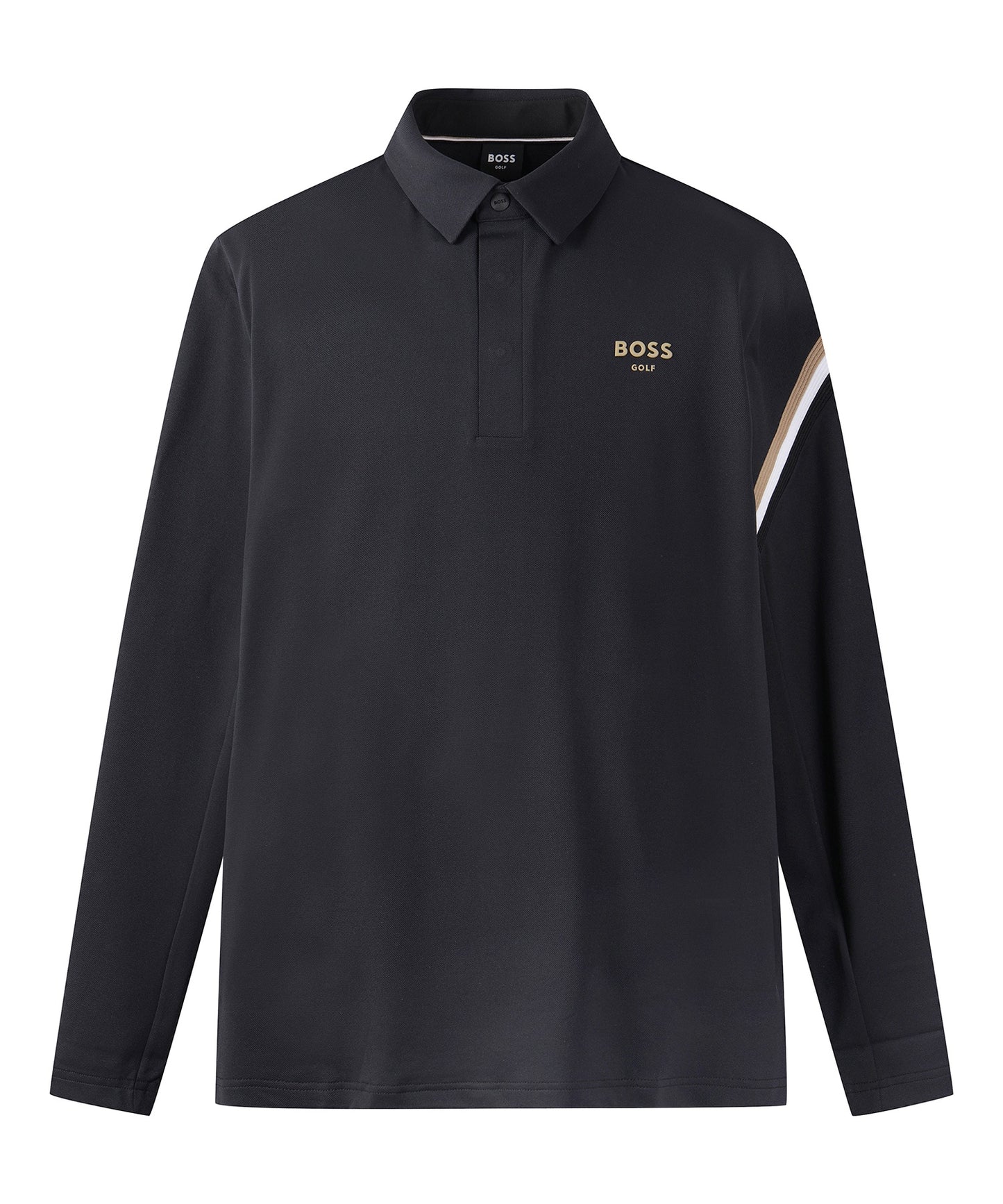 FA M BWC Arm Point LS Polo |  BWC アームポイント 長袖ポロシャツ