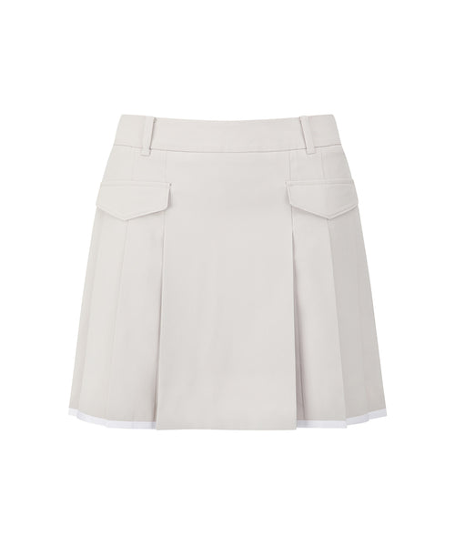 FA W Side Pleats Skirt |  サイドプリーツスカート