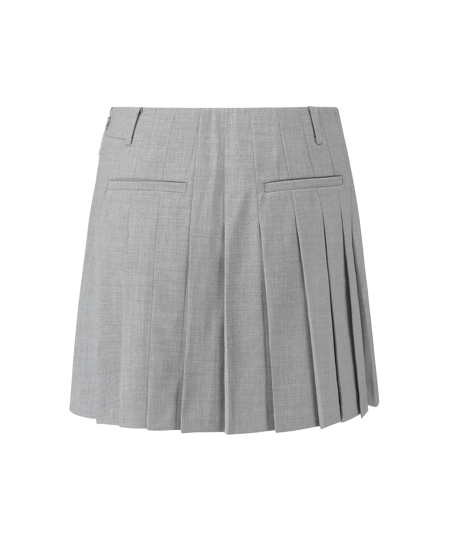 FA W Unbalanced Pleats Skirt |  アンバランス プリーツスカート