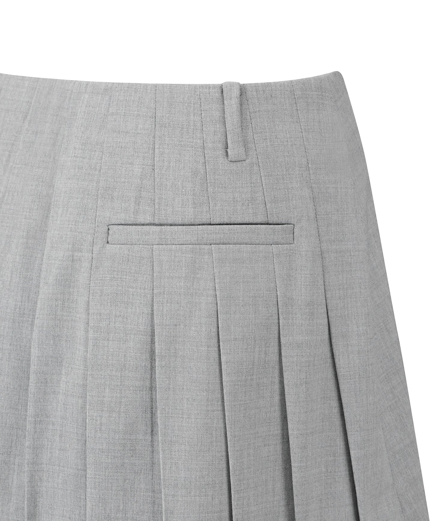 FA W Unbalanced Pleats Skirt |  アンバランス プリーツスカート