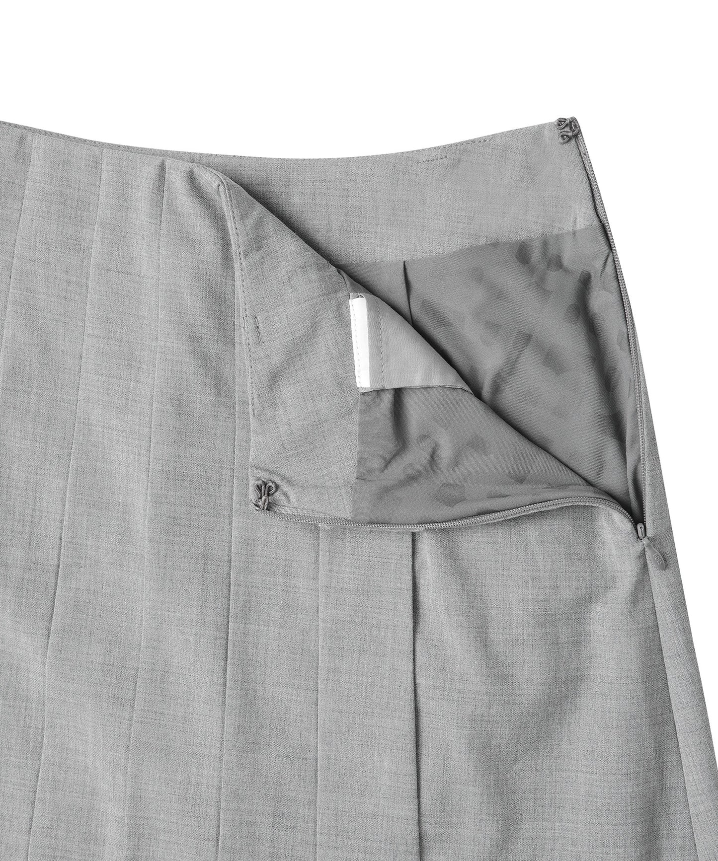 FA W Unbalanced Pleats Skirt |  アンバランス プリーツスカート