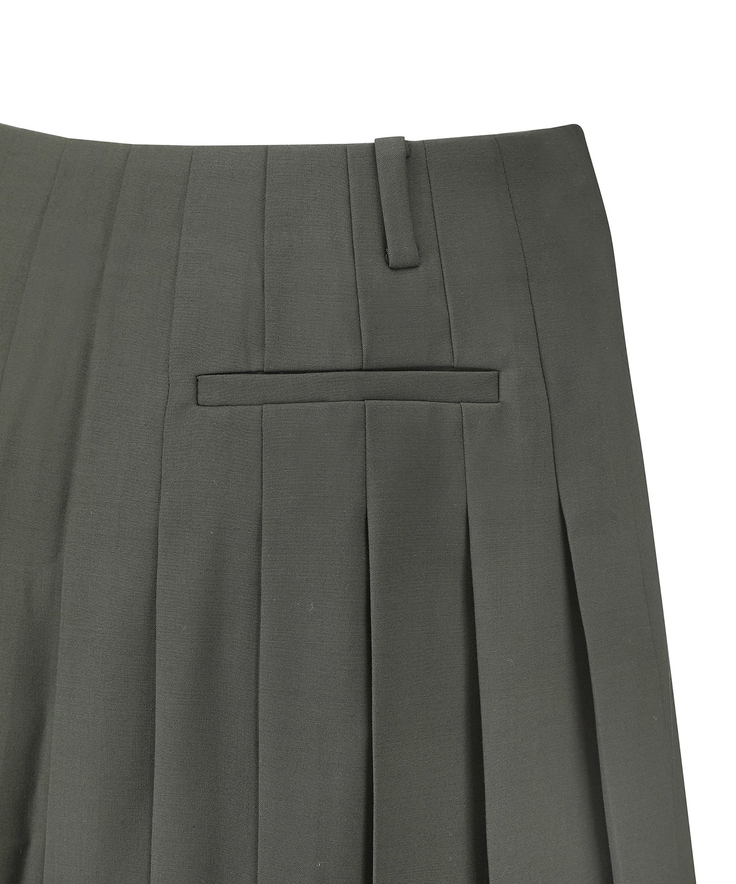 FA W Unbalanced Pleats Skirt |  アンバランス プリーツスカート