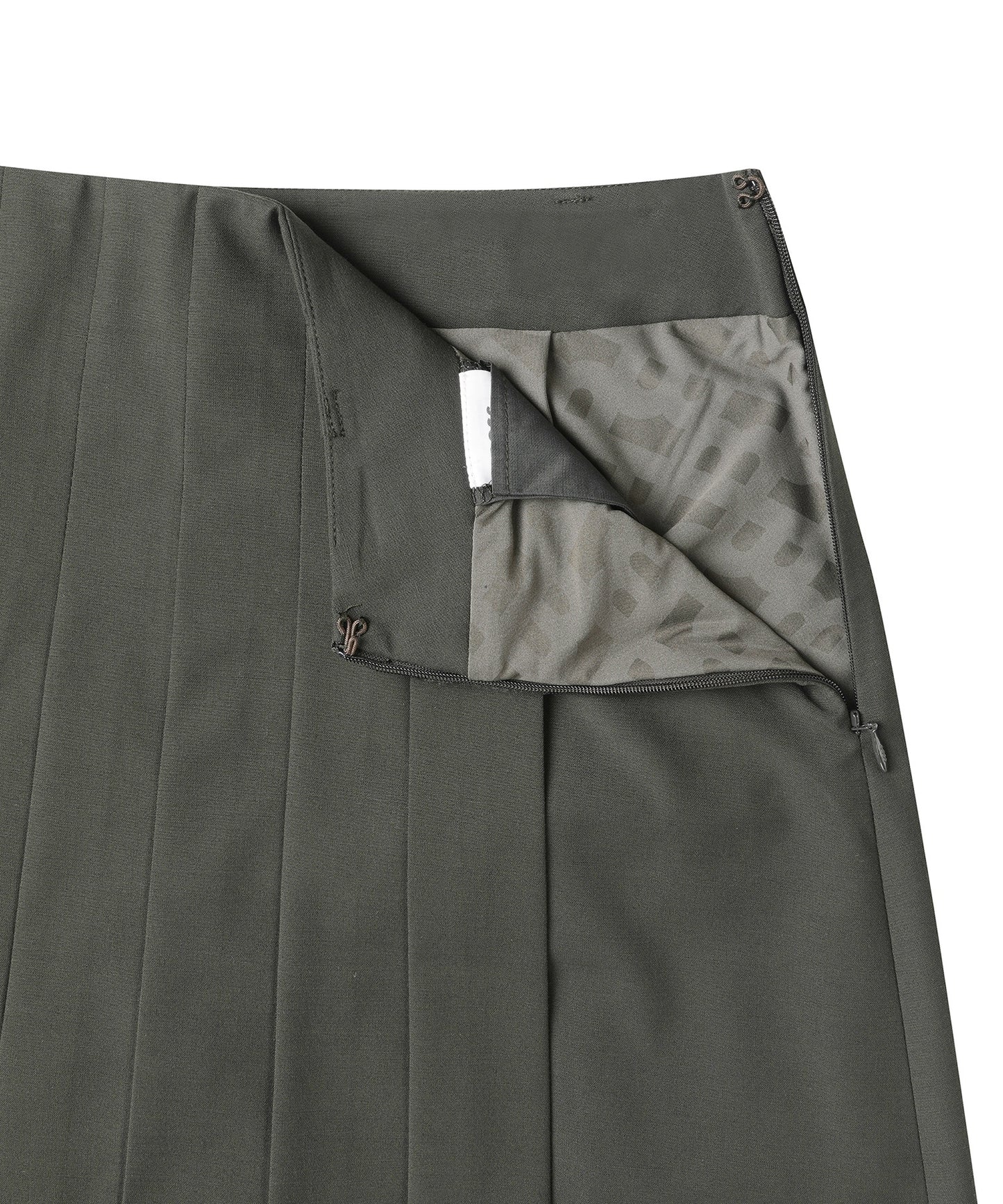 FA W Unbalanced Pleats Skirt |  アンバランス プリーツスカート