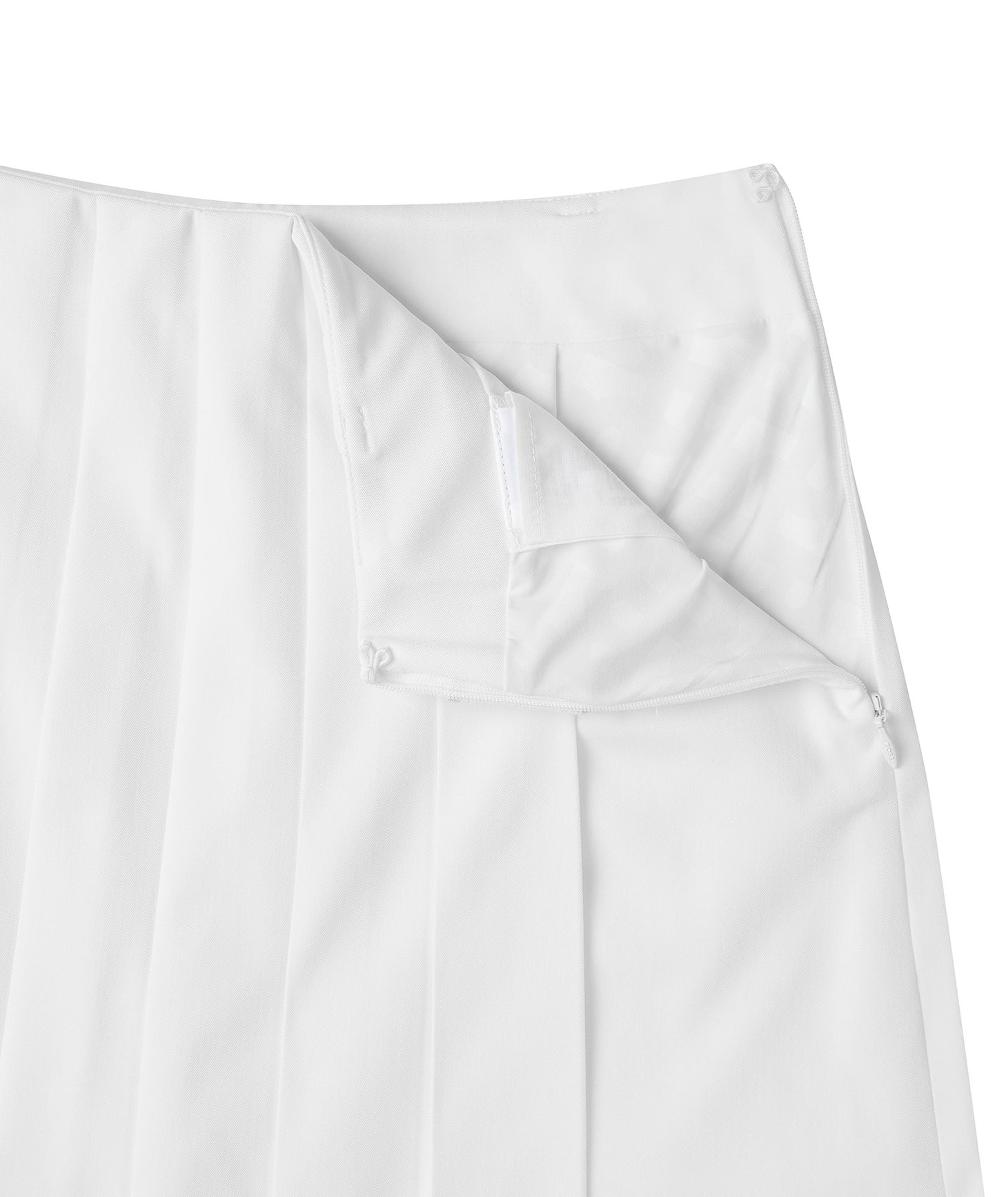 FA W Unbalanced Pleats Skirt |  アンバランス プリーツスカート