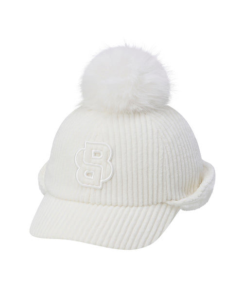 W Corduroy Cap w.Ear Cover | コーデュロイ イヤーカバー付きキャップ