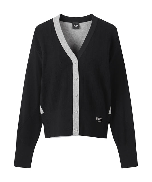 BOSS GOLF　 FA W V-neck Button Cardigan |  Vネックボタンカーディガン