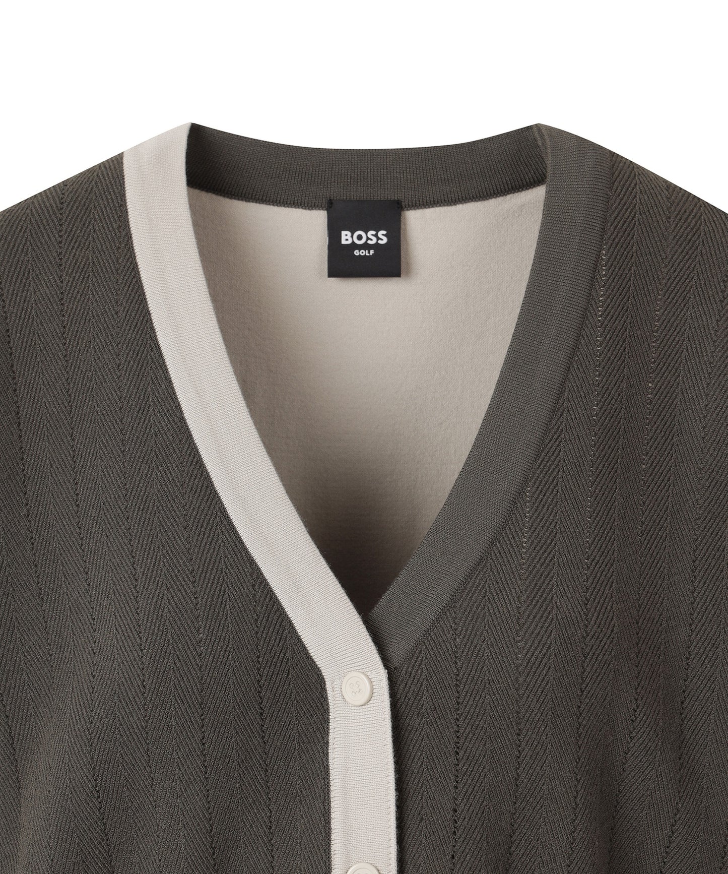 FA W V-neck Button Cardigan |  Vネックボタンカーディガン