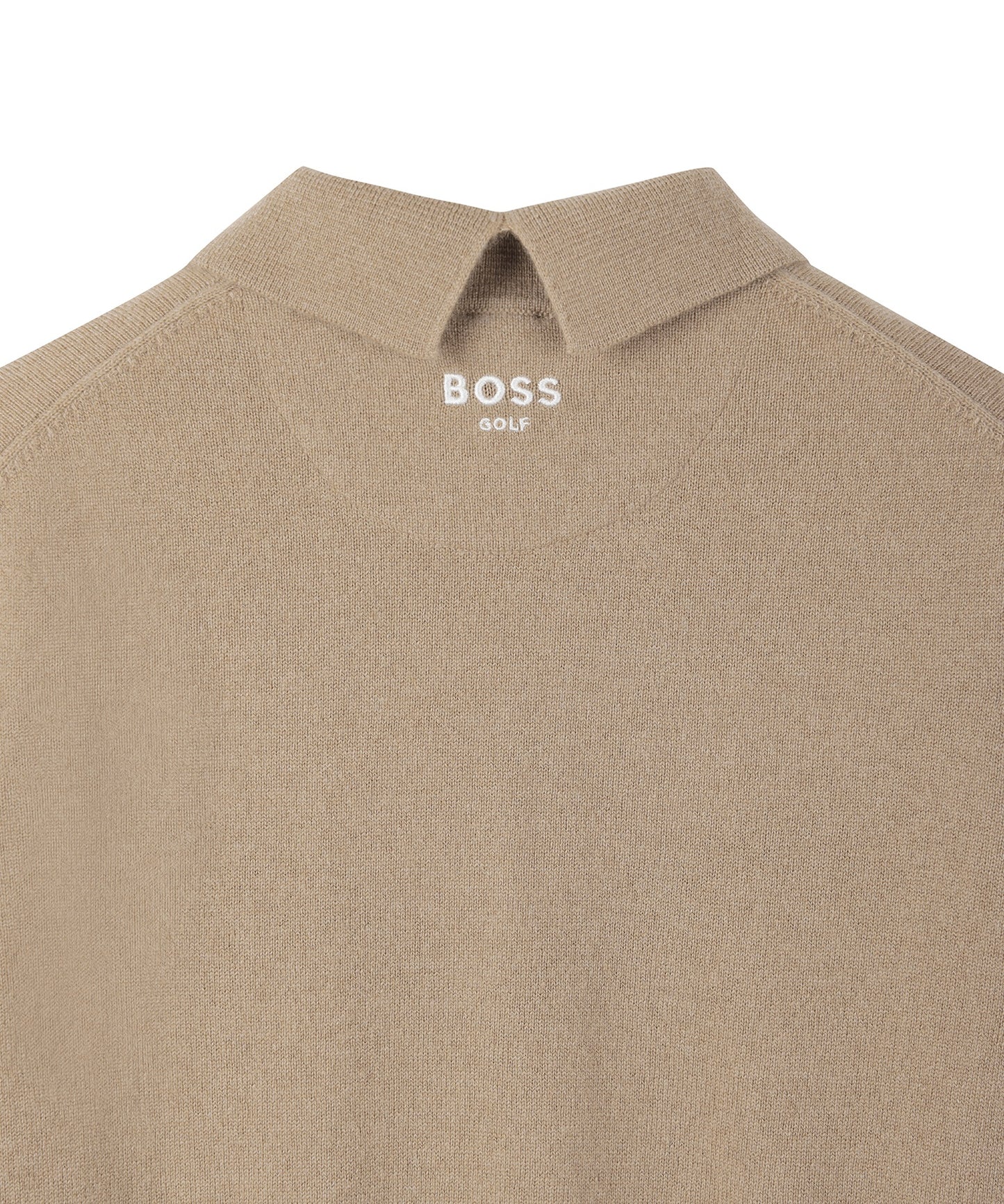 FA W Cashmere Chevron Polo SW | カシミヤ シェブロン ポロセーター