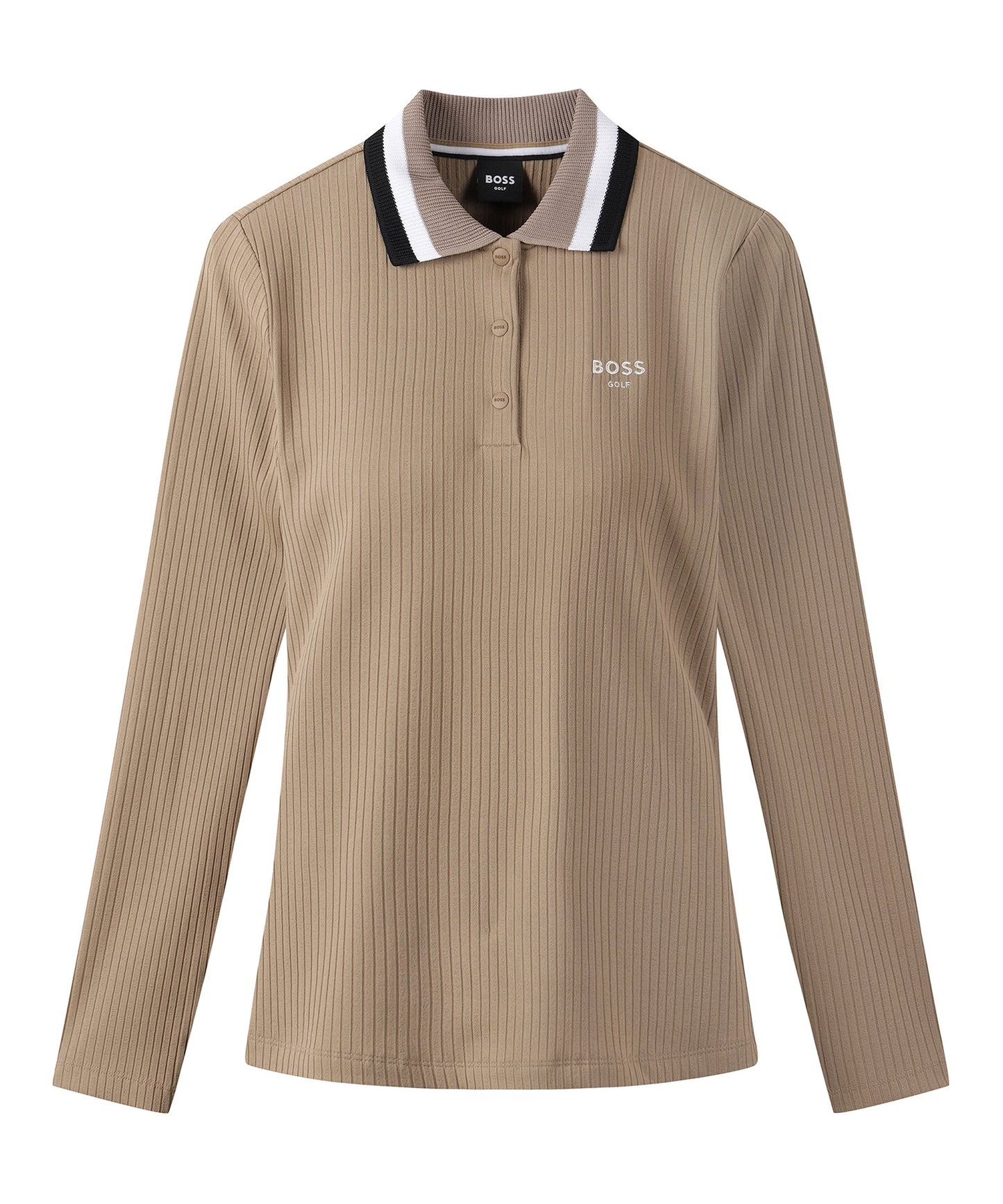 FA W BWC Collar LS Polo |  BWC カラー 長袖ポロシャツ