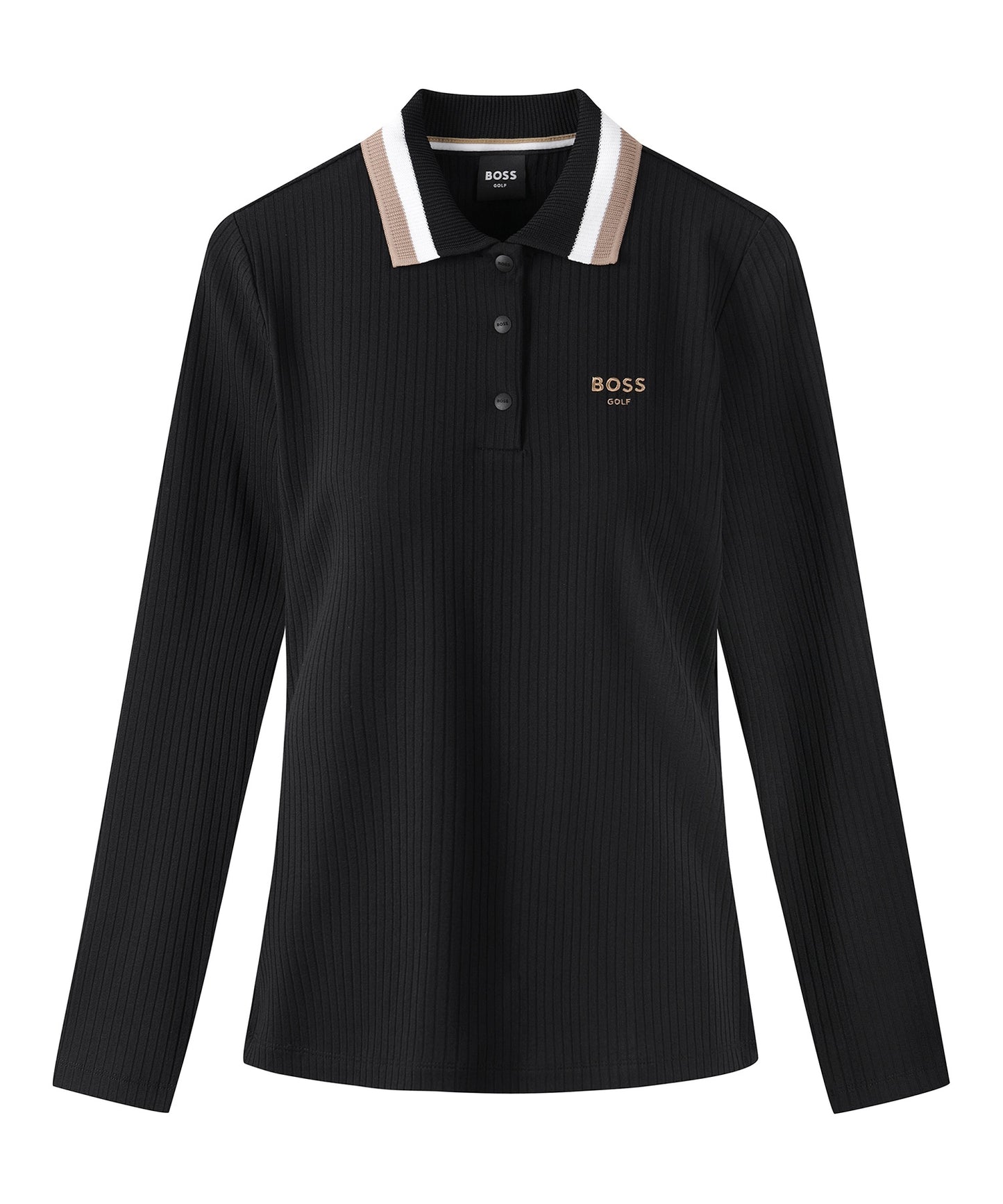 FA W BWC Collar LS Polo |  BWC カラー 長袖ポロシャツ